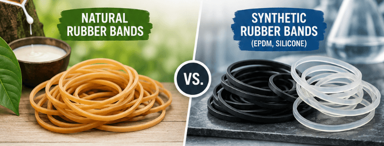 So sánh dây thun cao su tự nhiên và dây thun tổng hợp EPDM, silicone